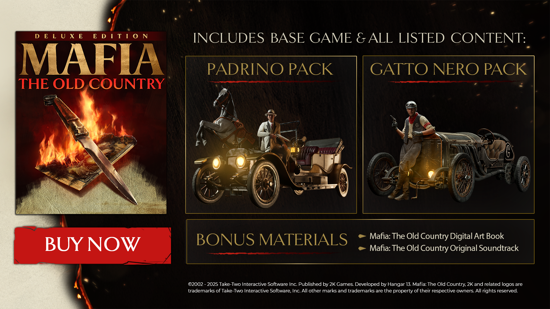 Mafia: The Old Country is Out Now!