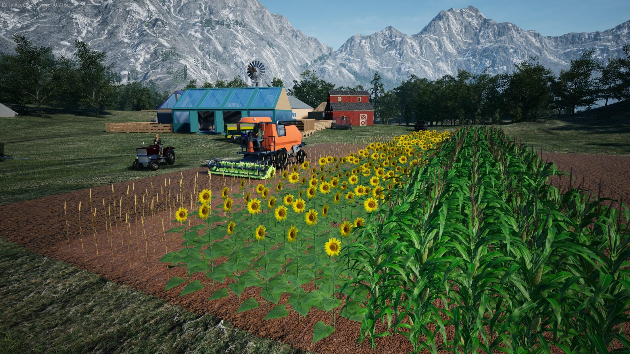 Steam :: Ranch Simulator :: Crop/Wheat Farming + Tractors Out Now 