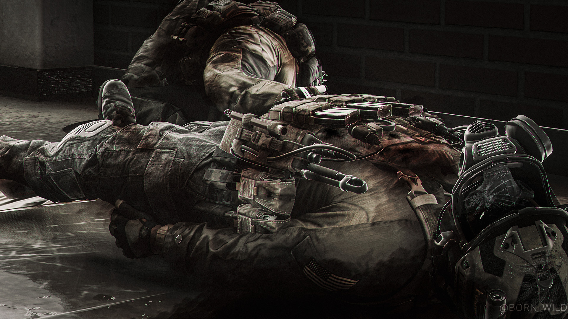 Officer down fan art