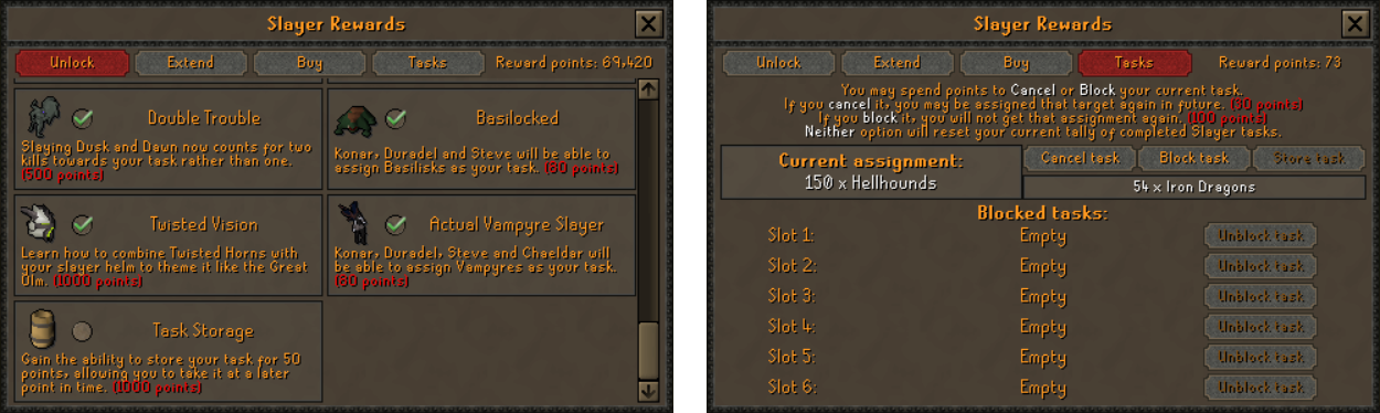 Steam :: Old School RuneScape :: Slayer Improvements - Poll 75 