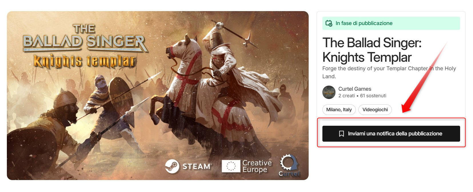 NEWS - The Ballad Singer : Knights Templar : Campagne participative datée 1 69e2e6b3dec8e4f5559d62831869d4913ee1a24c | RPG Jeuxvidéo