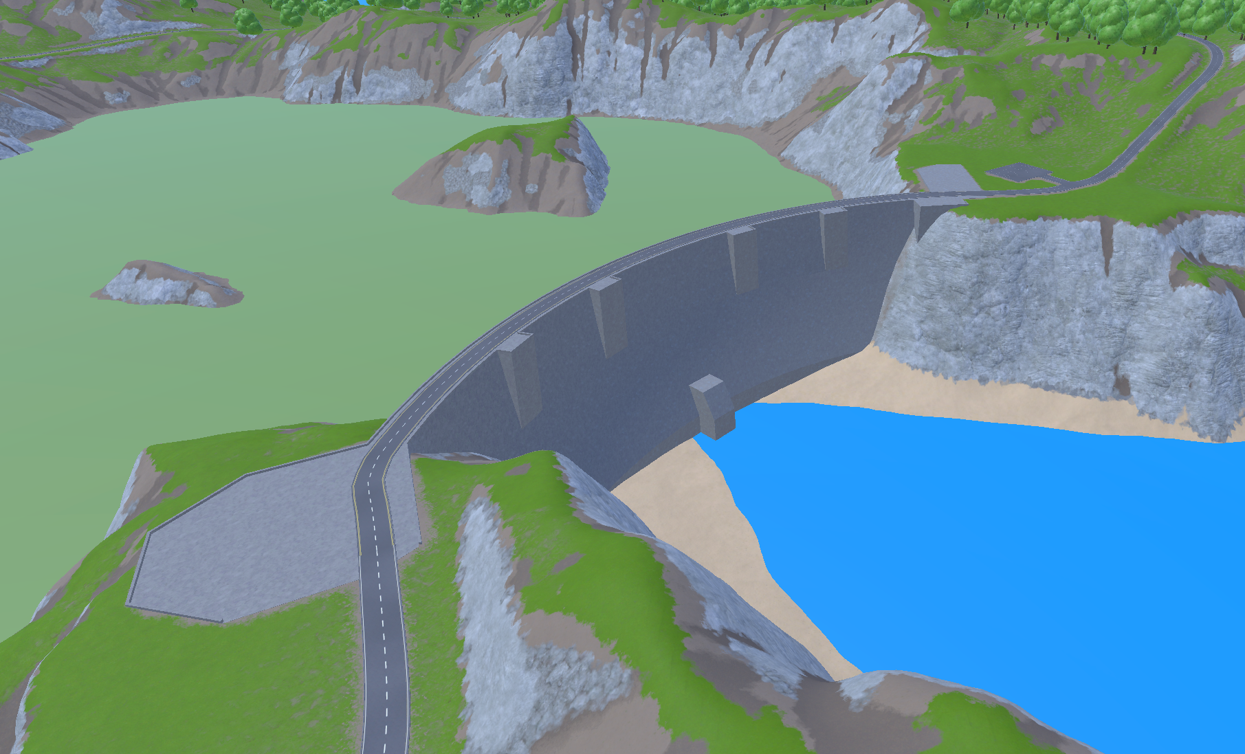 Bridge and dam WIP