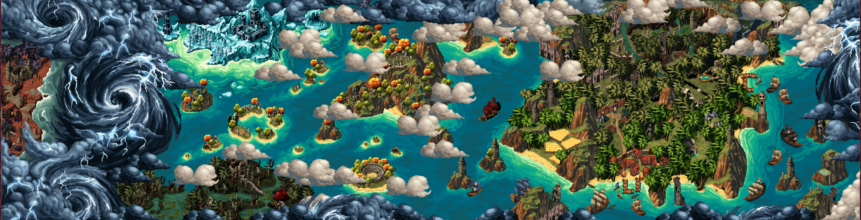 NEWS - Guild Saga : Vanished Worlds : Mise à jour 0.8 en septembre 2 Le navire du joueur prenant la mer vers Arborea