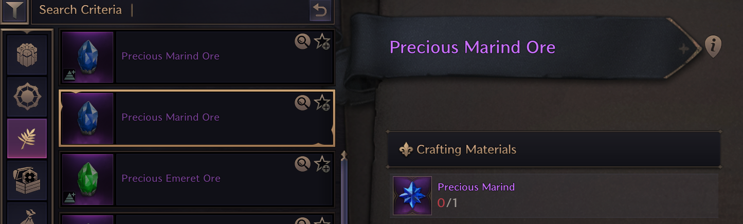Gem Crafting Recipes