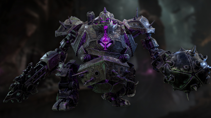 Image de The Construct Jötunn Un colosse artificiel construit par des nains et alimenté par les mêmes cristaux mystérieux extraits dans tout Svartalfheim.