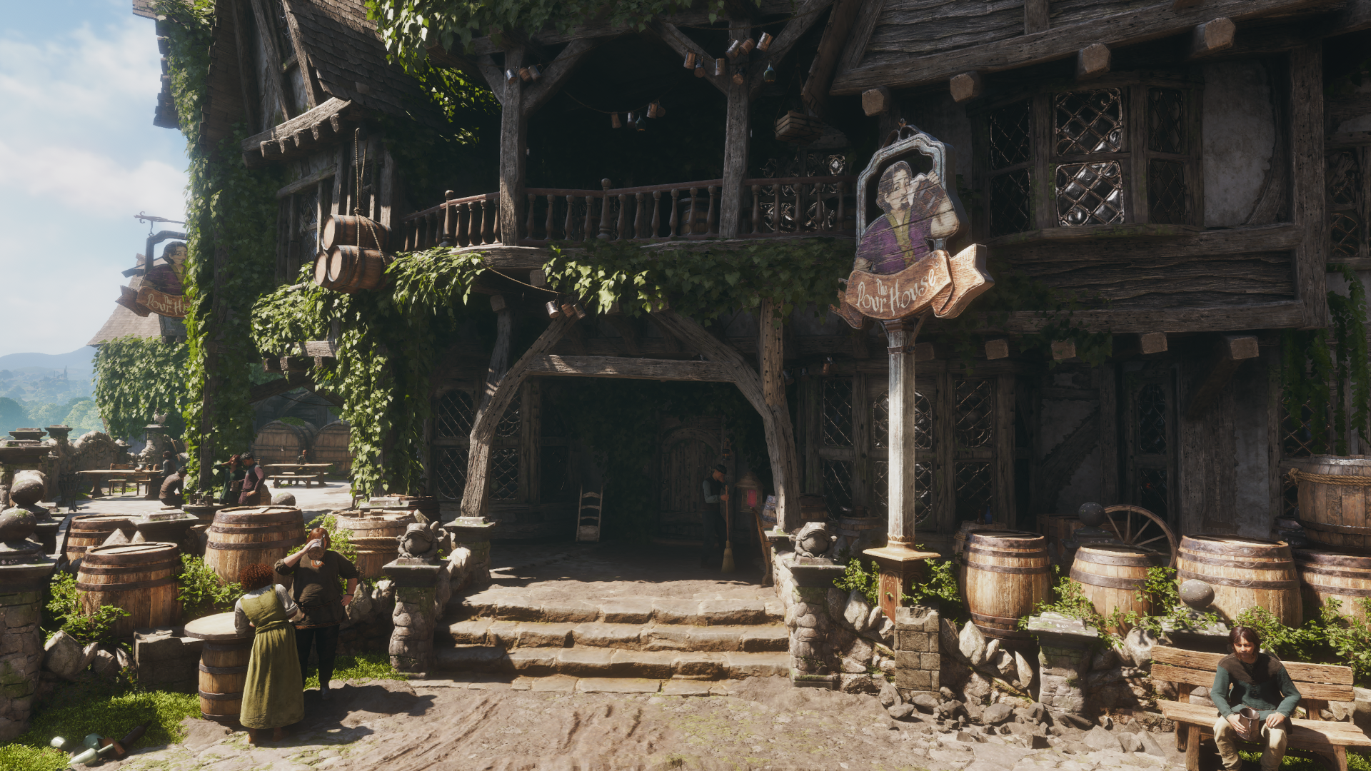 NEWS - Fable : Visite guidée de Bowerstone 4 Fable, la tour de l'horloge de Bowerstone
