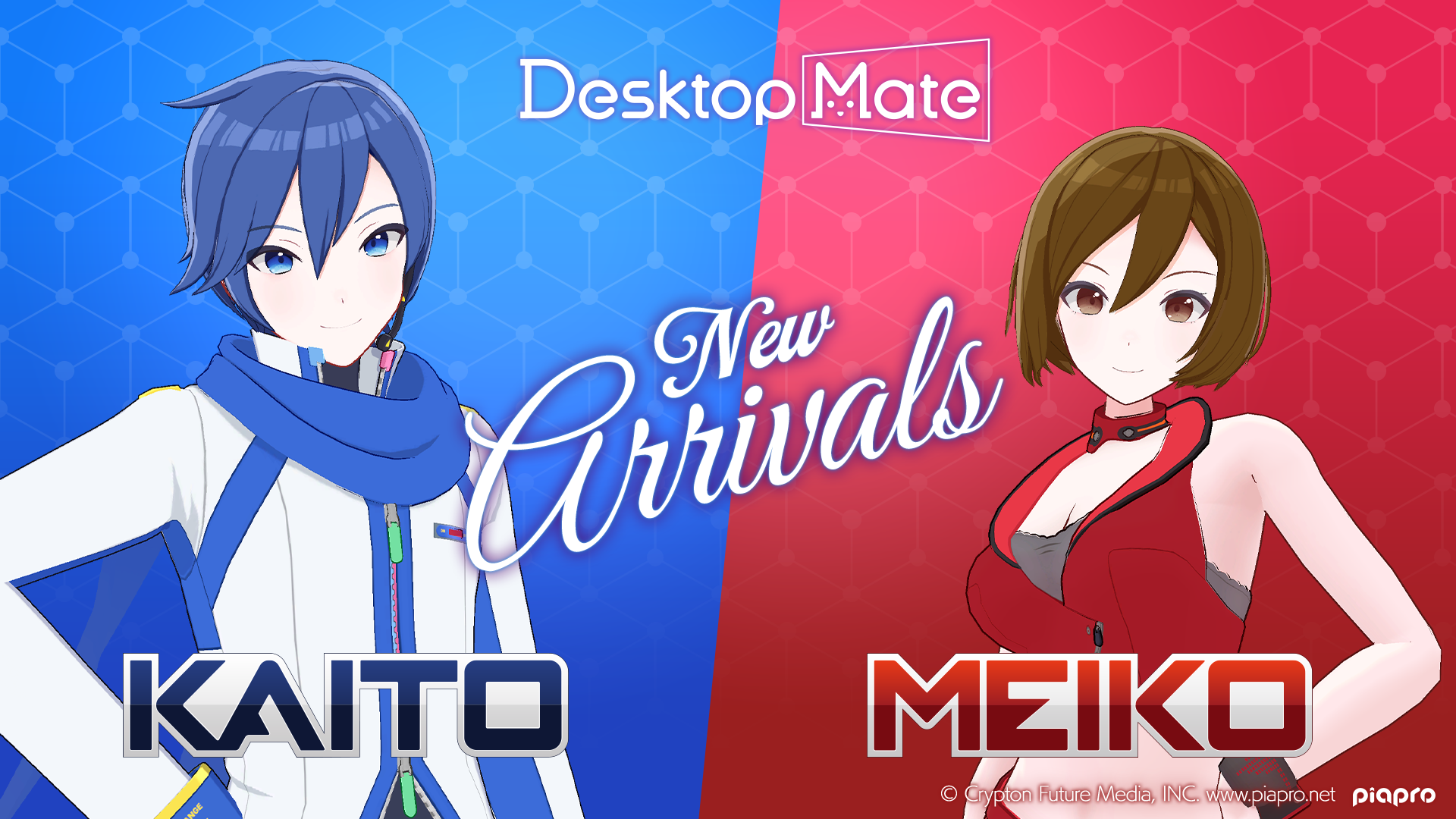 🎉[New DLCs Out Now] Desktop Mate MEIKO DLC & KAITO DLC Released