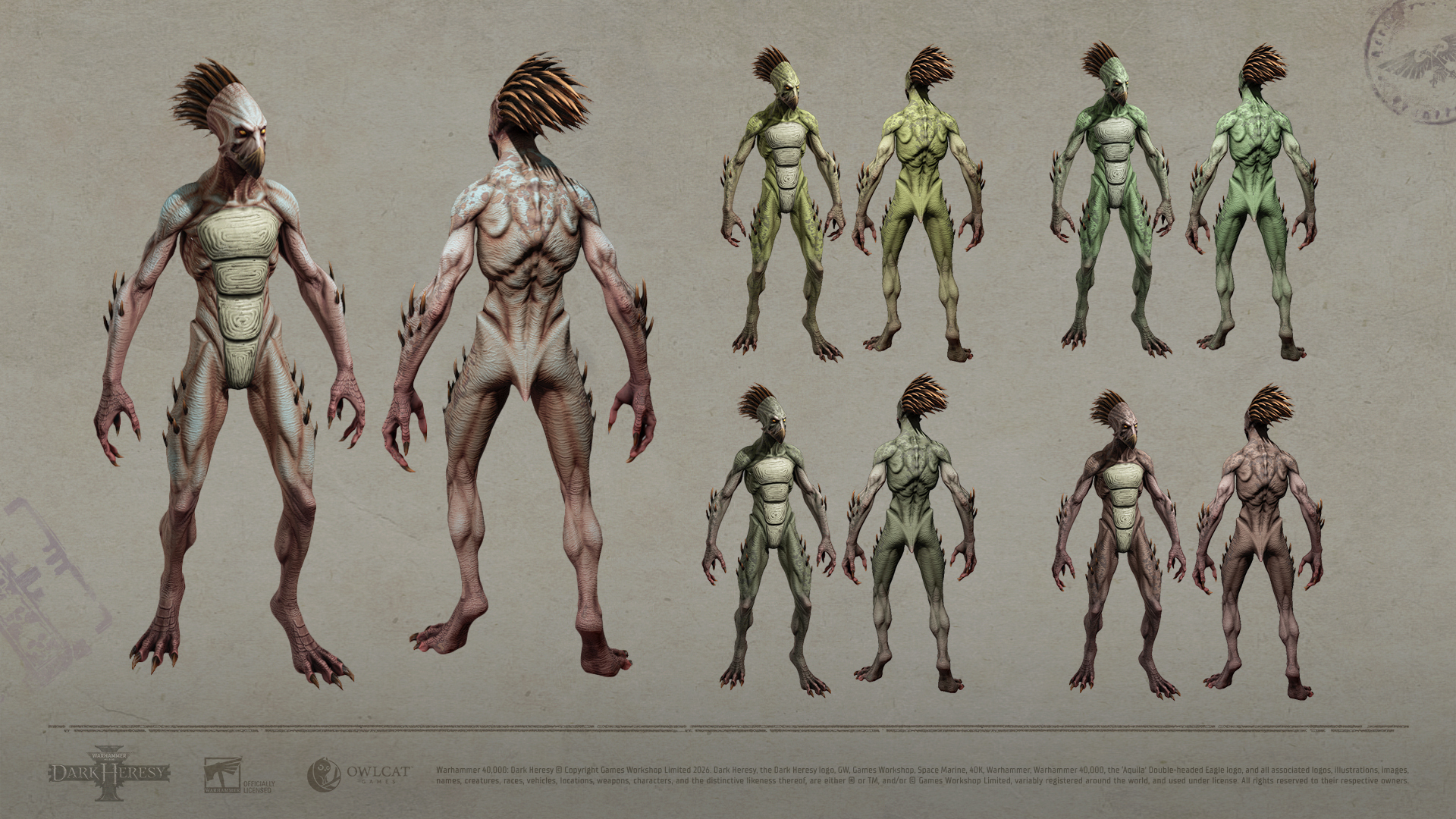 NEWS - Warhammer 40 000 : Dark Heresy : La figurine Kroot de l'édition Collector 2 Modèle 3D de Ra'akhti la Kroot