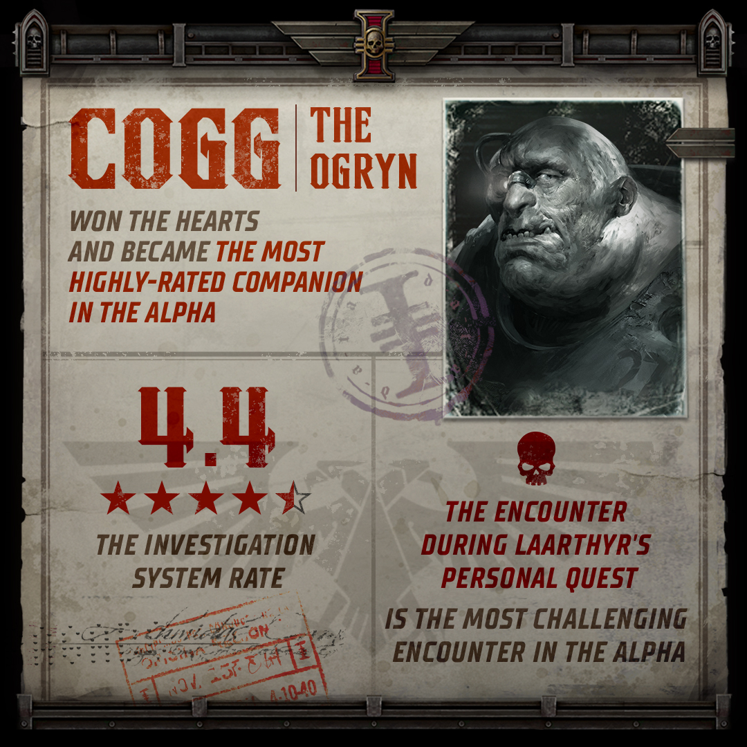 NEWS - Warhammer 40,000 : Dark Heresy : Chiffres au sujet de l'alpha 3 52f09c23338c2fcb77ab2a4e82439018b5fe2365 | RPG Jeuxvidéo
