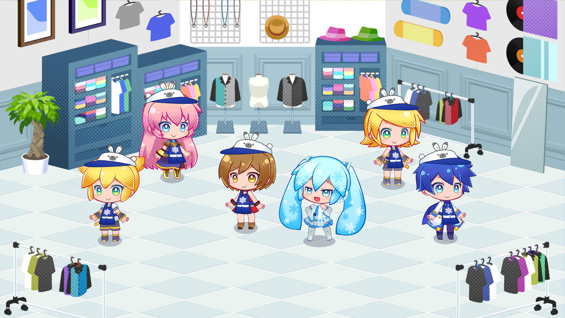 初音未来 逻辑划线脑瓜转转转 S+ 雪未来 Sky Town 官中 全新虚拟形象特别拼图