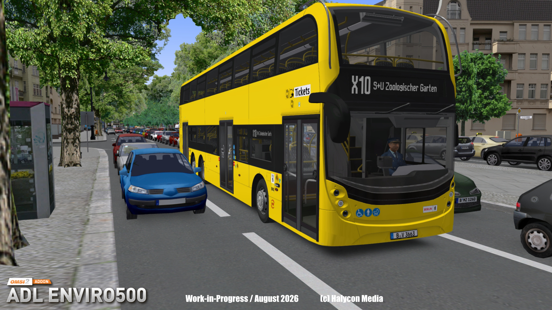 ADL Enviro500 de dois andares no OMSI 2