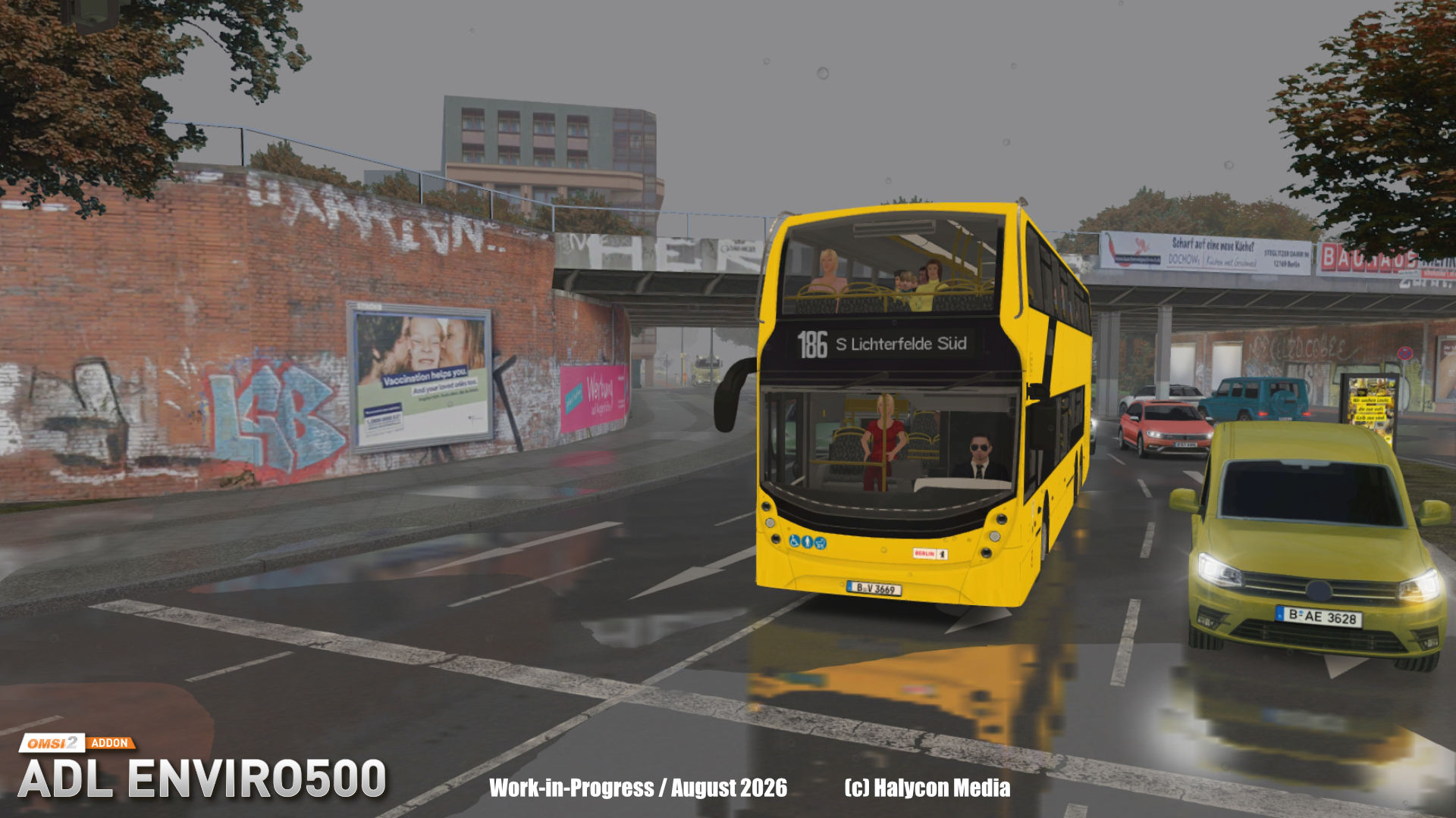 ADL Enviro500 novo ônibus de Berlim para OMSI 2