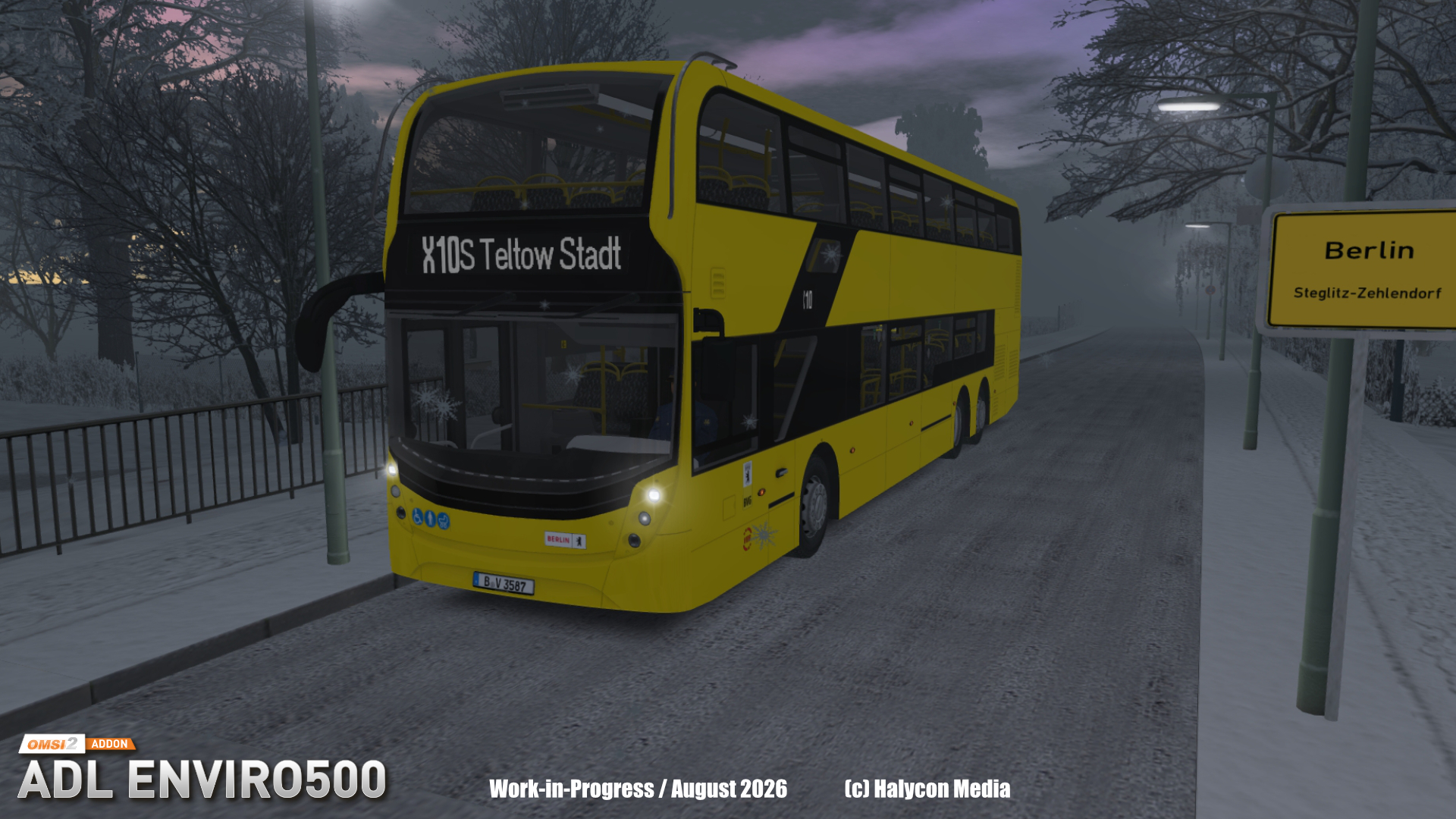 Salão de passageiros do ADL Enviro500 no OMSI 2