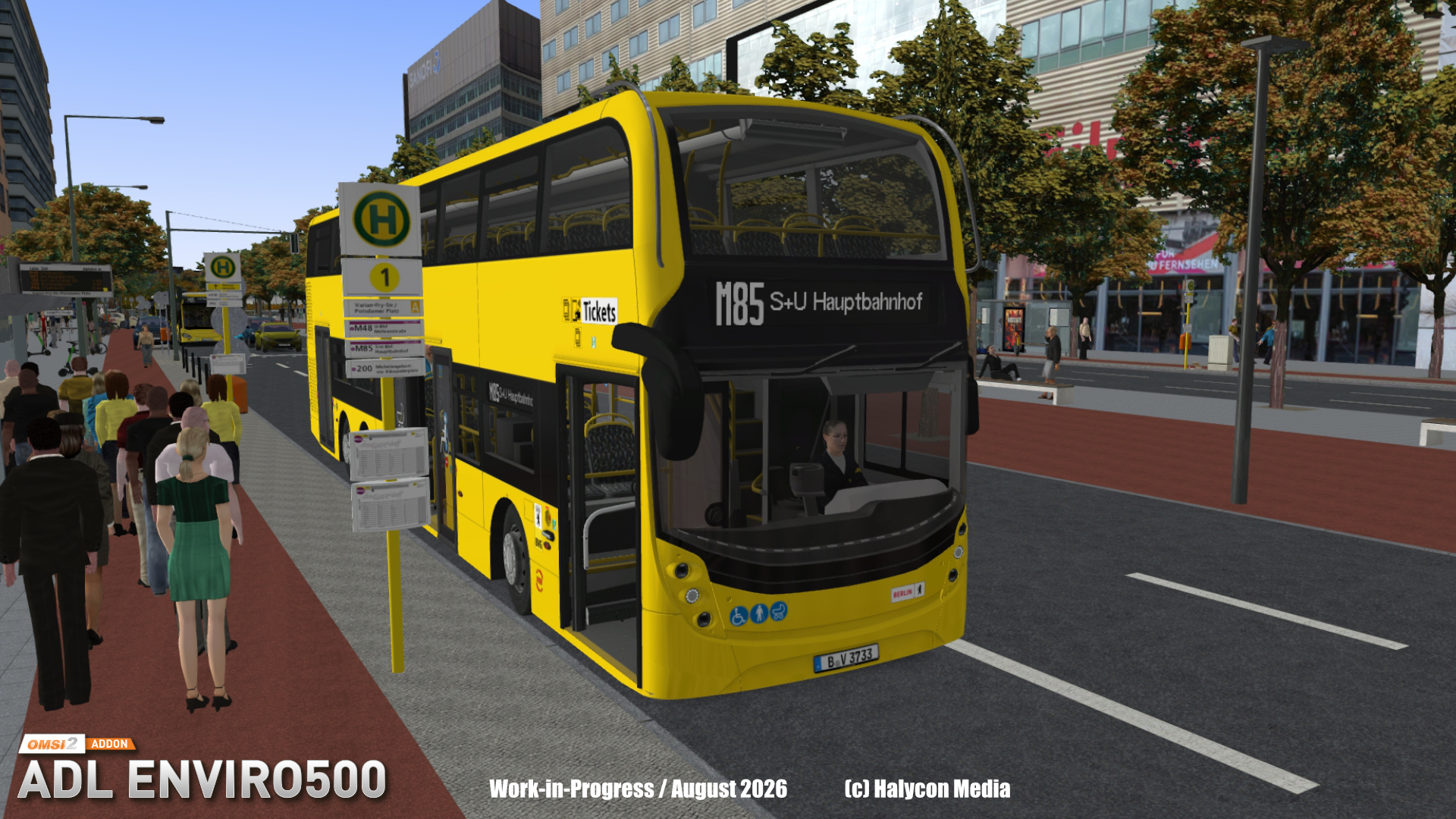 Painel do ADL Enviro500 para OMSI 2