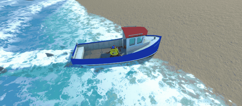 Shore waves gif