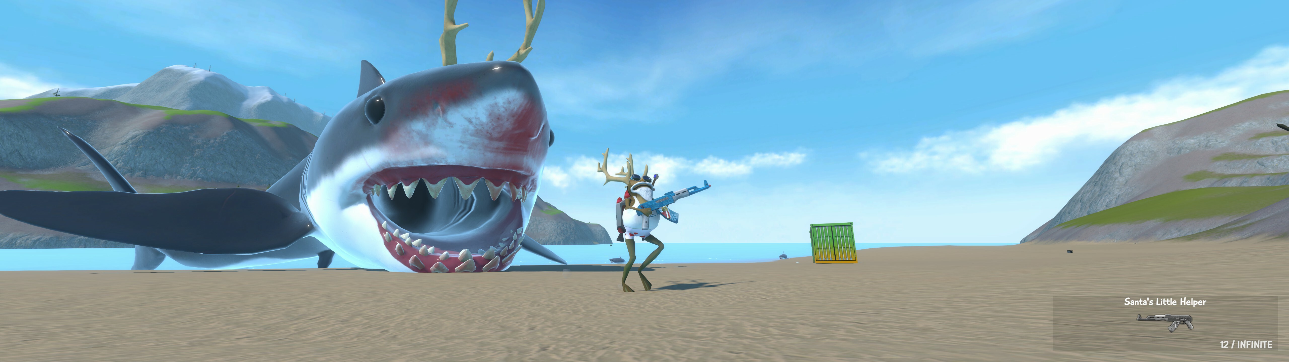 Holiday cheer on creatures