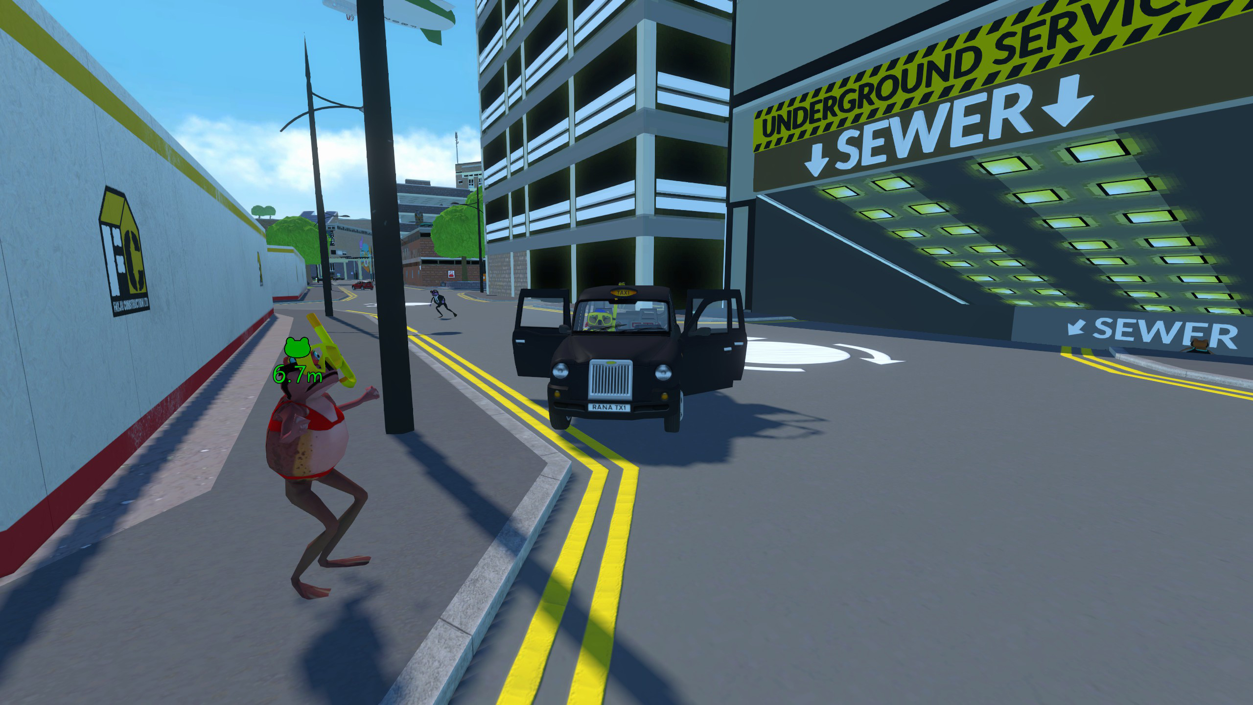 Picking up a fare