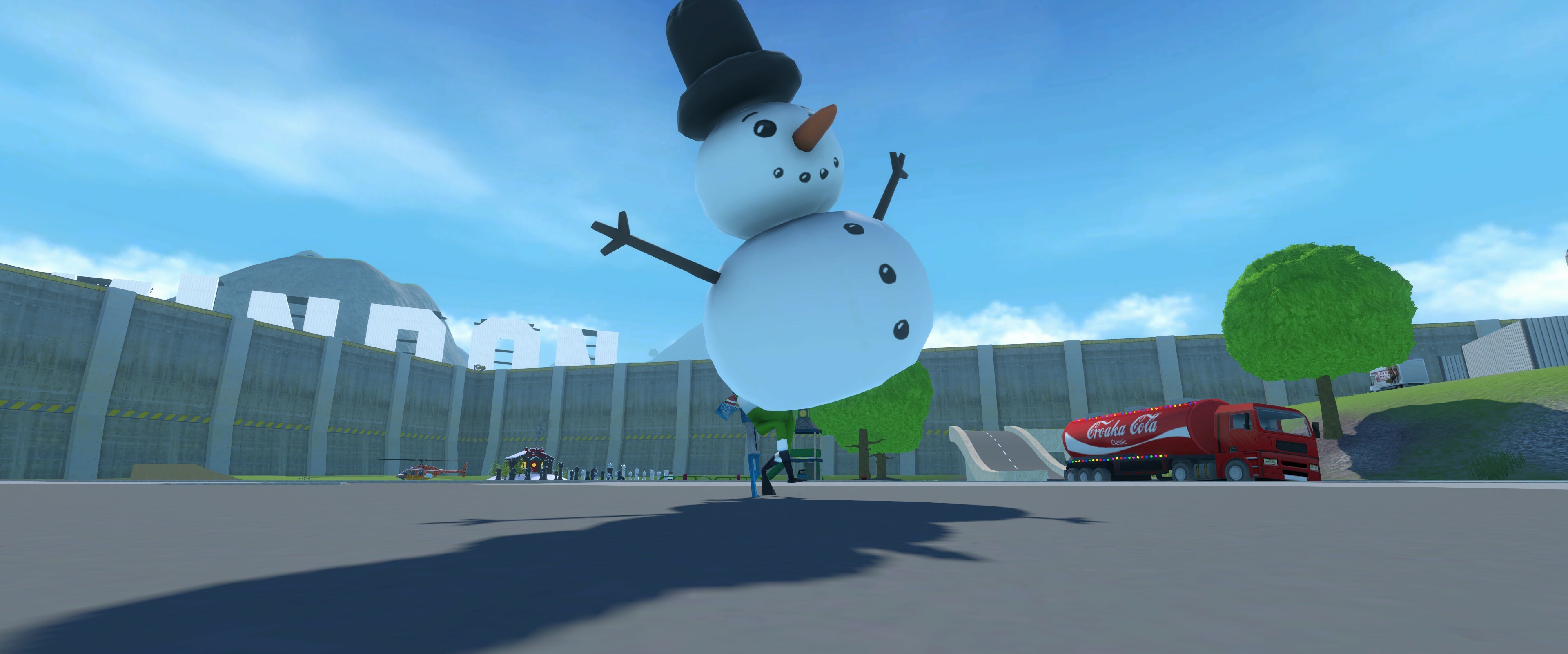 Snow people encounter