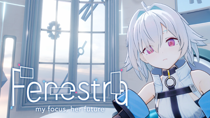 PCに住み着いた少女と一緒に作業。集中支援×プリンセスメーカー系育成ADV「Fenestra: my focus, her future」公開