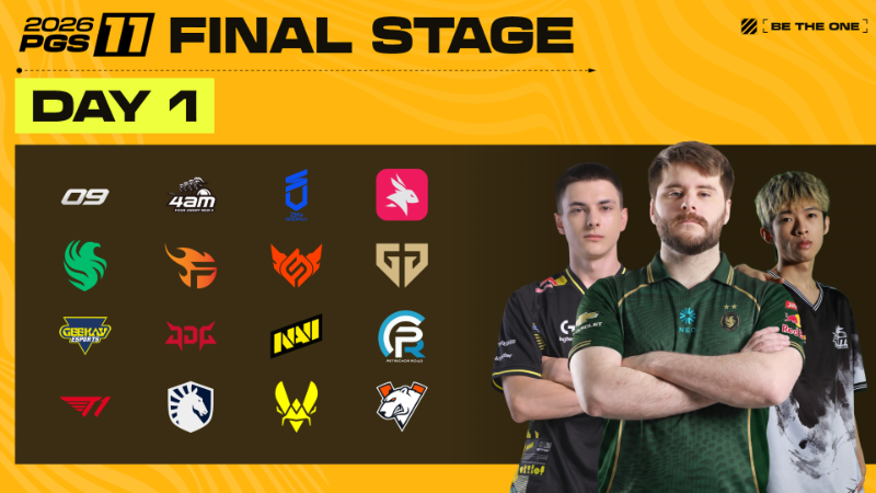 PGS 11 Final Stage Day 1 is LIVE!!