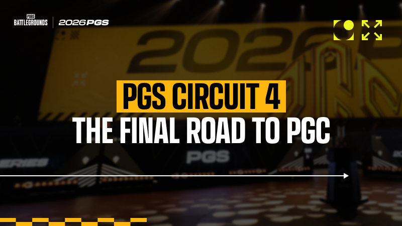 绝地求生PGS第四巡回赛赛程公布：10月14日开赛，PGC 2026资格争夺进入最后阶段