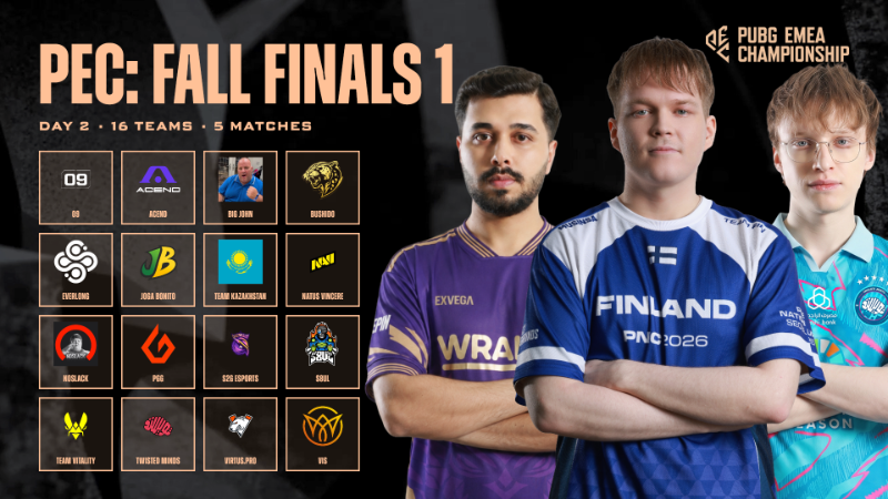 PEC: Fall Finals 1 Day 2 is LIVE!!