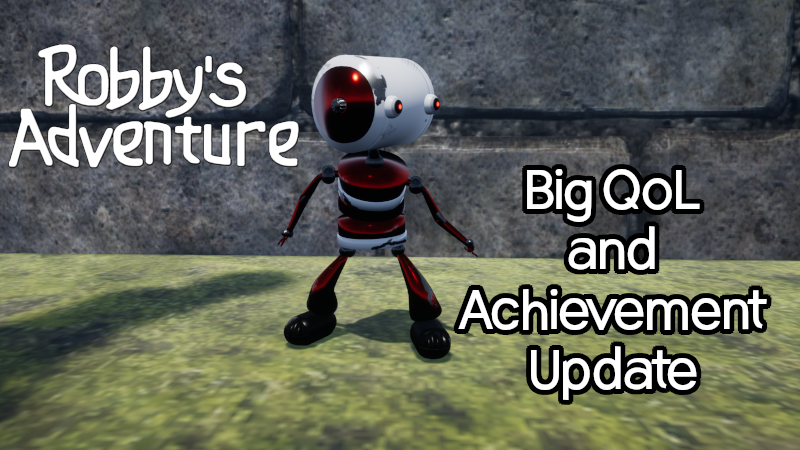 Robby's Adventure - Big QoL and Achievement Update - Steam News