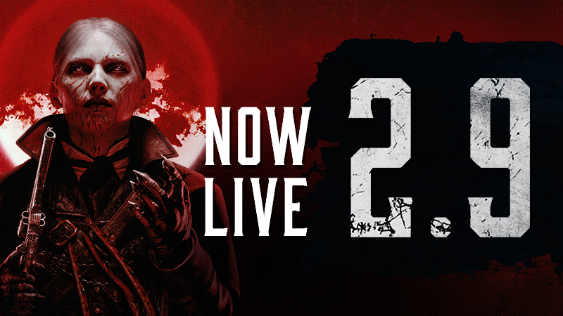 Update 2.9 - Blood Testament Starts Now