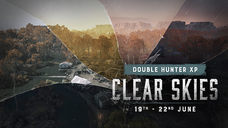Clear Skies and Double Hunter XP this Weekend