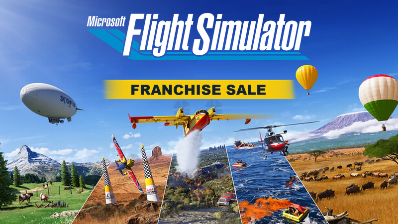 Microsoft Flight Simulator Franchise Sale: Discounts Up to 80% on Steam