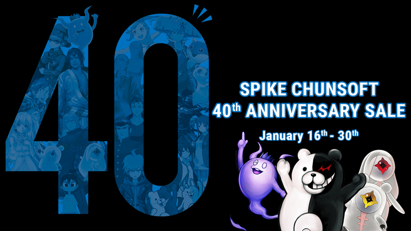 40th Anniversary Spike Chunsoft Sale