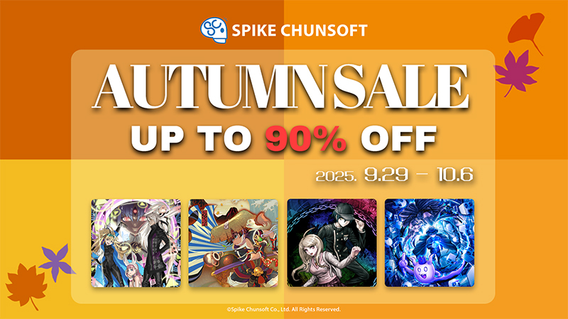 SPIKE CHUNSOFT Autumn Sale 2025