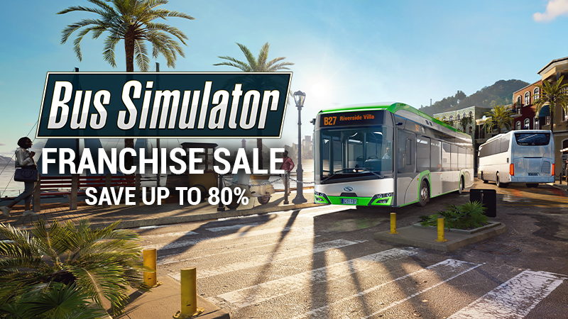 Save up to 80% during the Bus Simulator Franchise Sale!