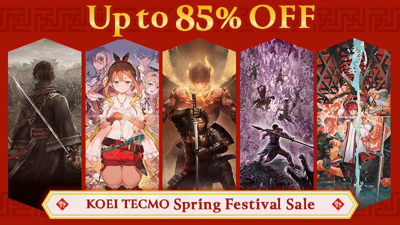 KOEI TECMO Spring Festival Sale