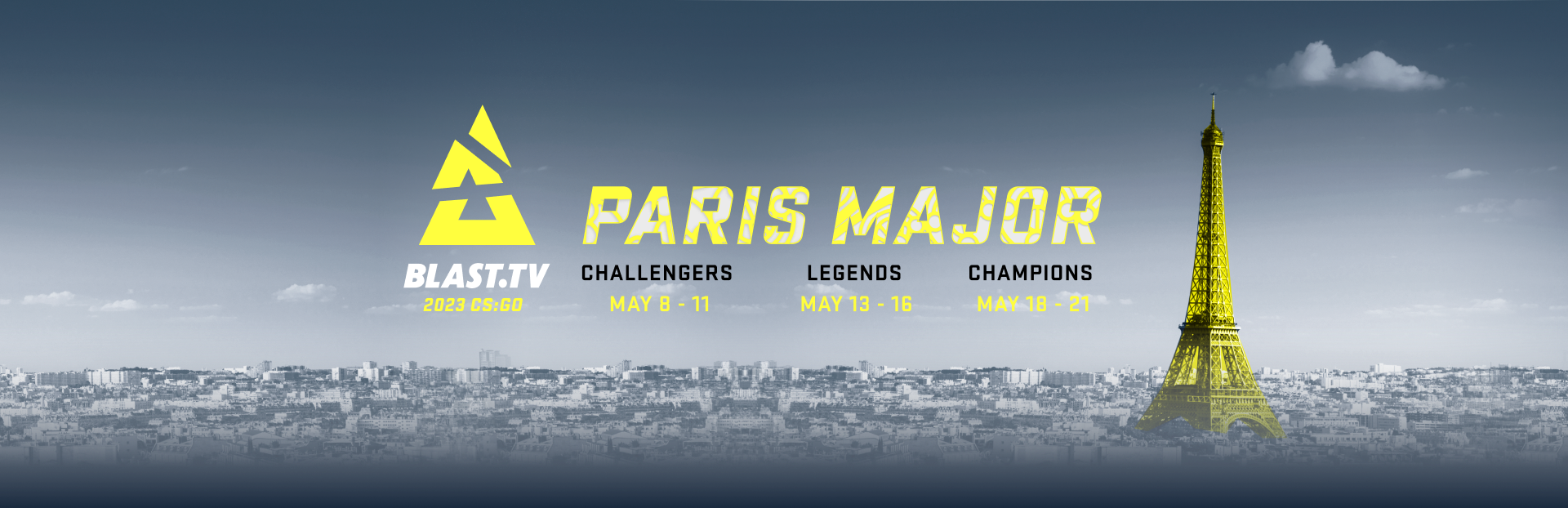 Paris 2023 Major Viewer Pass and Stickers