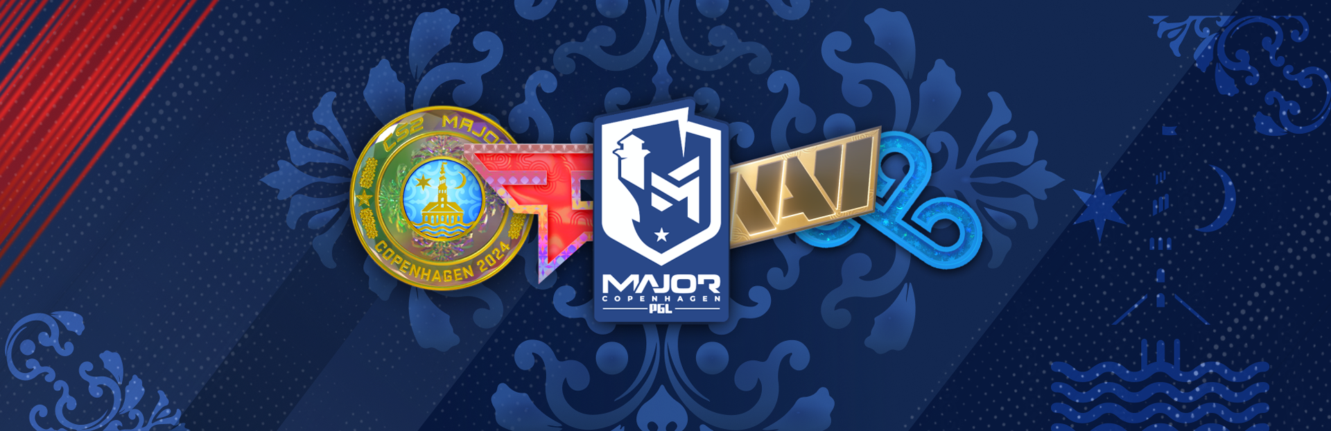 PGL Copenhagen 2024 Team and Player Stickers