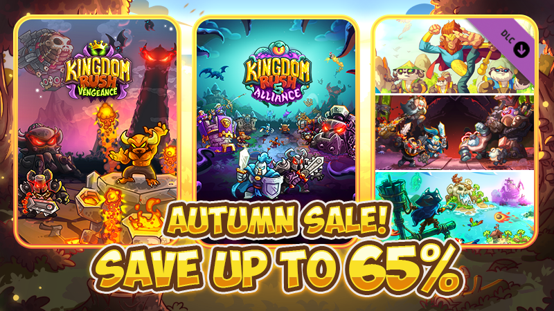 Fall into Savings! Up to 65% Off in the Autumn Sale