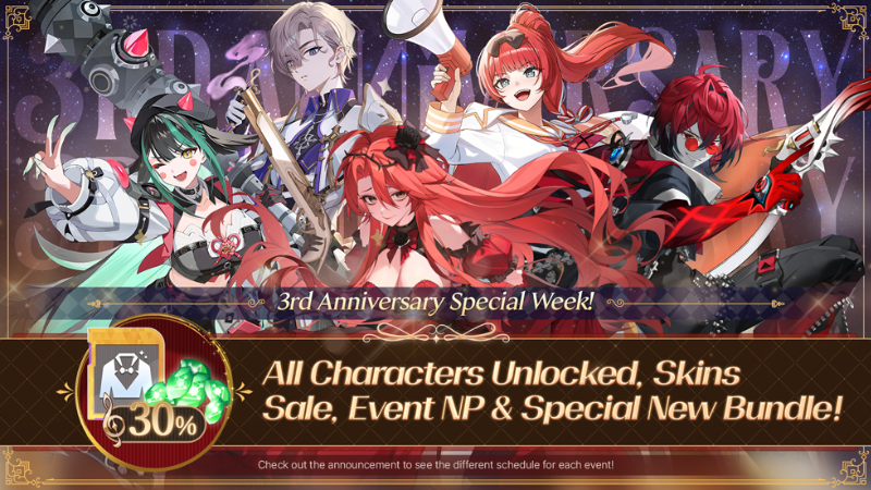 3rd Anniversary Special Week!