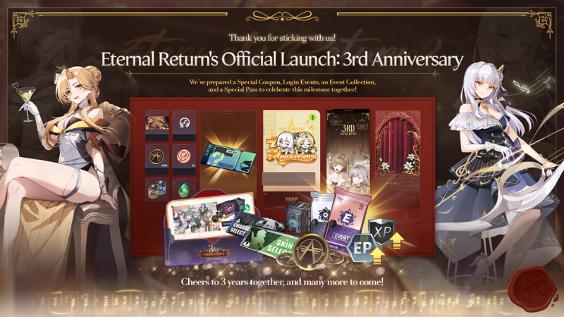 Eternal Return 3rd Anniversary! Thank you for sticking with us!
