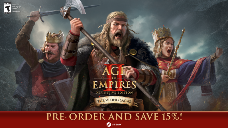 Pre-Order Age of Empires II: Definitive Edition – The Viking Sagas