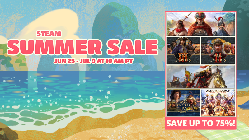 Steam Summer Sale Features Deep Discounts on Age of Empires II