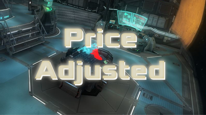Adjust price. Adjust price