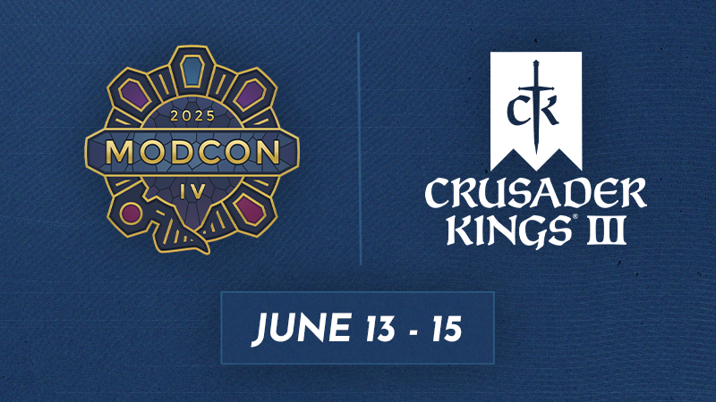Mod Con Conference Crusader Kings III - ModCon 2025: June 13-15 - Steam News