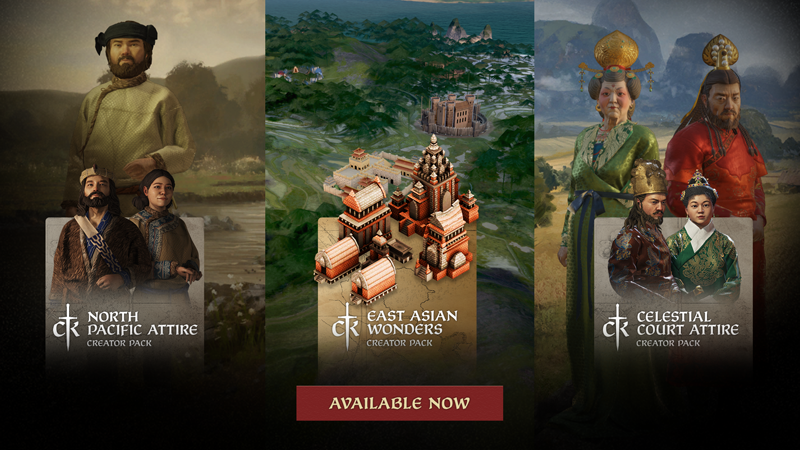 Out Now: North Pacific Attire, East Asian Wonders, & Celestial Court Attire