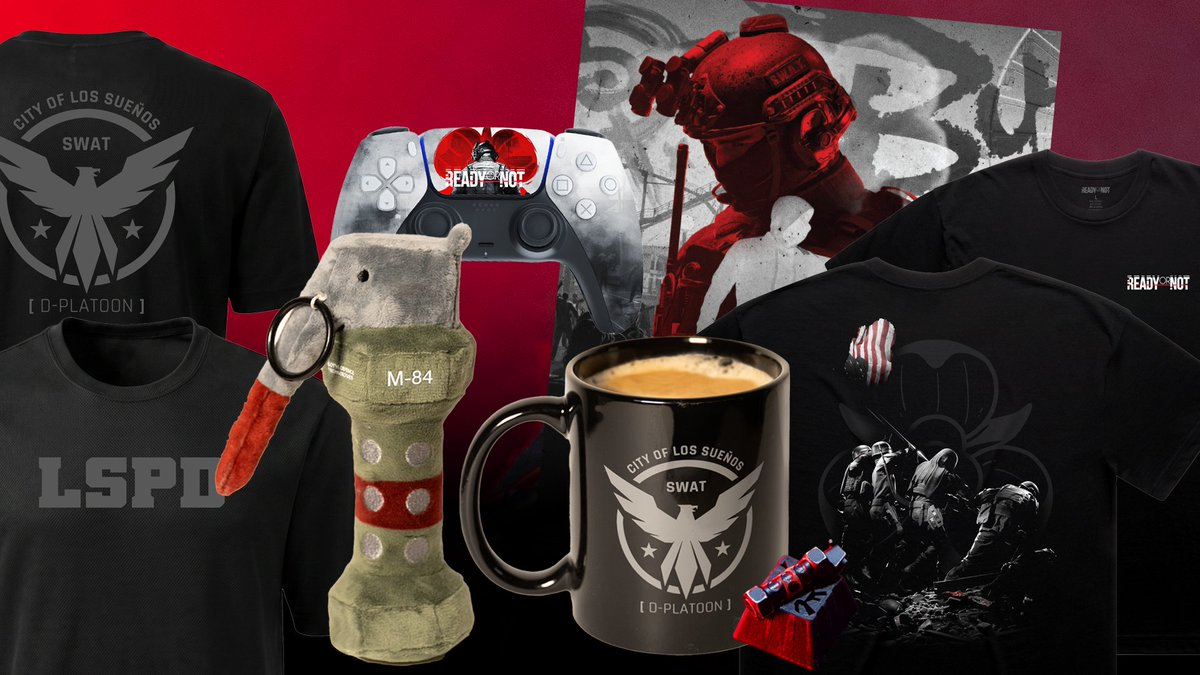 New Ready or Not merch collection