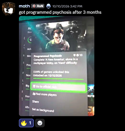 Programmed Psychosis completion