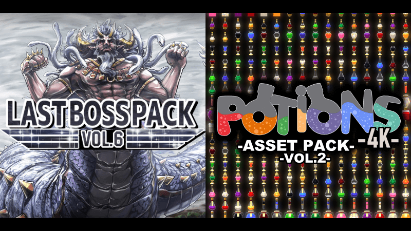 Steam :: RPG Maker MZ :: New DLC: Last Boss Pack Vol.6, Potions Asset ...