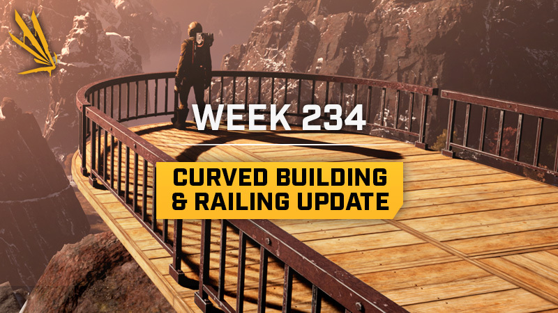 Icarus Week 234 Update | Curved Building & Railing Update