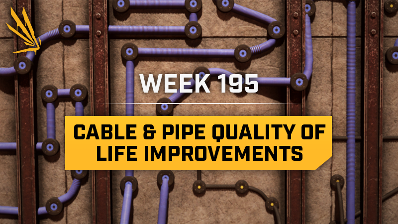 Cable and Pipe Quality Of Life Improvements