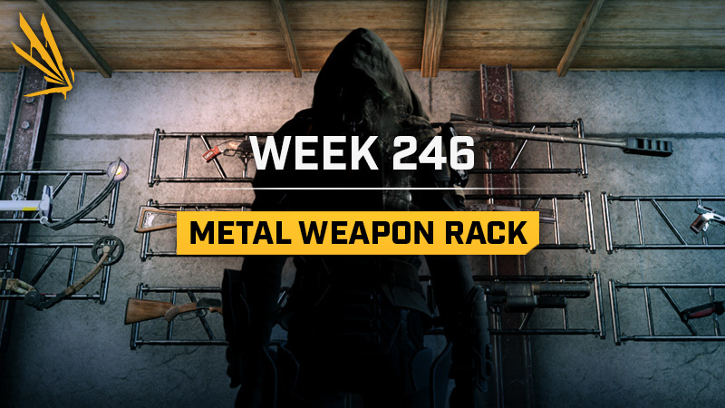 Metal Weapon Rack